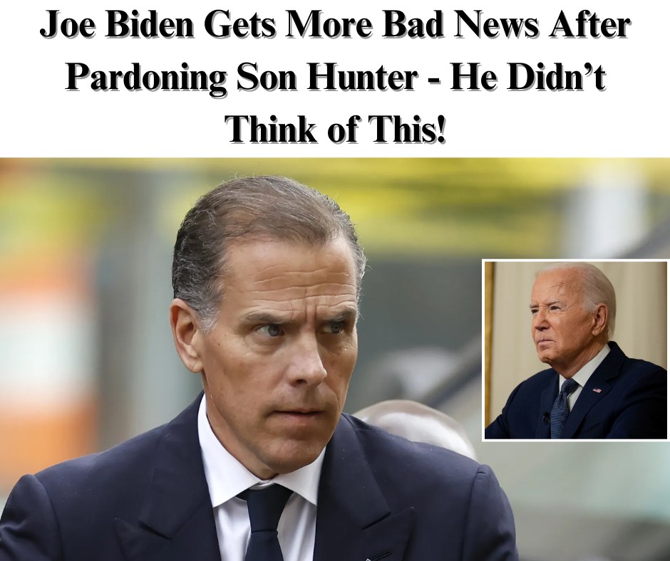 Joe Biden Gets More Bad News After Pardoning Son Hunter